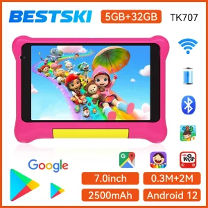 7Inch Kid Tablet Android13,  Battery,Dual Camera,