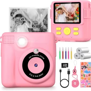 Digital Camera 1080P HD Instant Print Camera Portable