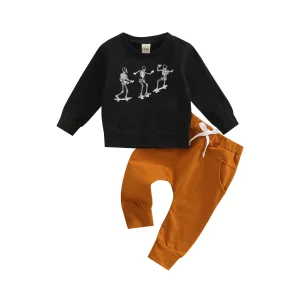 Baby Boys Halloween Pants Set,