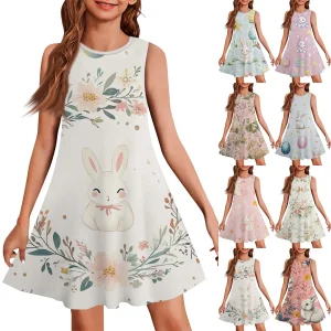 Summer Girls  Short Sleeve Dress