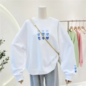 Child Girl Spring and Autumn Long sleeved Round Neck