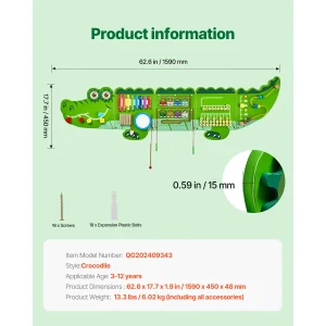 Crocodile Kids Busy Hanging Board